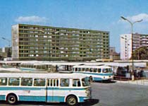 Autobusové nádraží 1985
