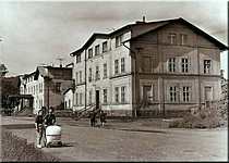 Příjezd k hlavnímu nádraží - 60 tá léta