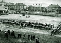 Mše před odchodem na frontu 1914