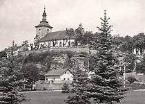 Kostel sv. Havla - pohled ze Štěpánky