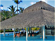 Bazén s barem - Grand Palladium Bávaro Resort & SPA, Dominikánská republika