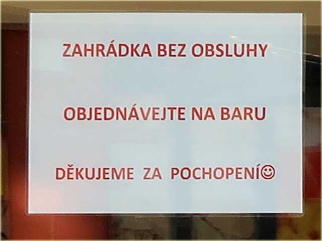 Zahrádka bez obsluhy