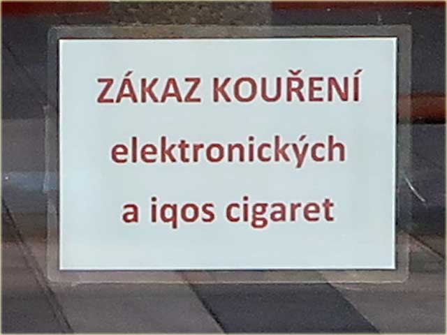 Zákaz kouření elektronických cigaret