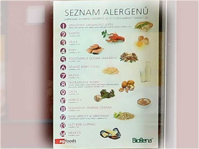 Seznam alergenů