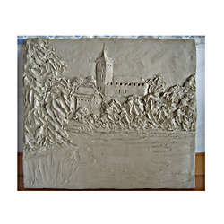 Kachel Hrad Kost po vyschnutí 