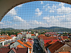 Pohled z Plzeňské brány