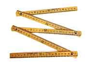 Skládací metr plastový