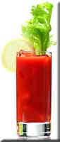 Bloody Mary je alkoholický nápoj z rajčatové šťávy, vodky