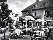 Landova restaurace U Džbánu, ulice Evropská.