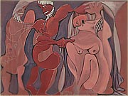 Obraz - Dva dědci a dívka 1935