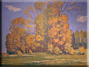 Antonín Hudeček - Stromy na podzim