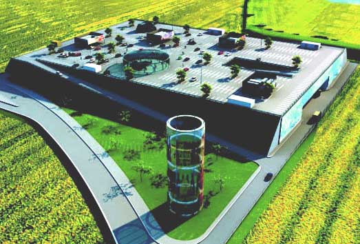 Dlouh Mle - mutifunkn centrum - model